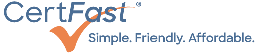 CertFast Logo and Tagline